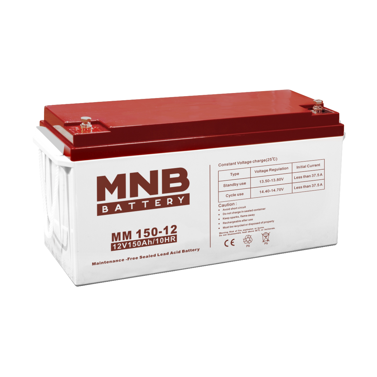 АКБ MNB MM150-12, 12В, 150А/ч, клеммы B5(M8)