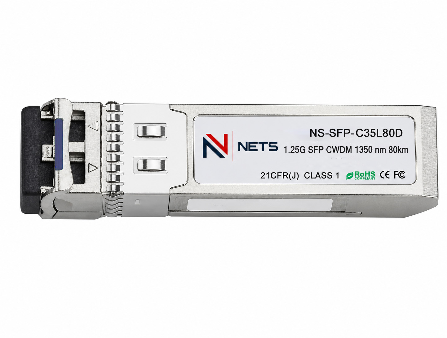 Оптический трансивер NS-SFP 1.25G CWDM, длина волны 1350nm, дальность 80km, LC, DDM