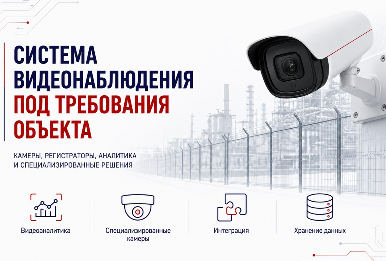 Система видеонаблюдения: камеры, аналитика и интеграция