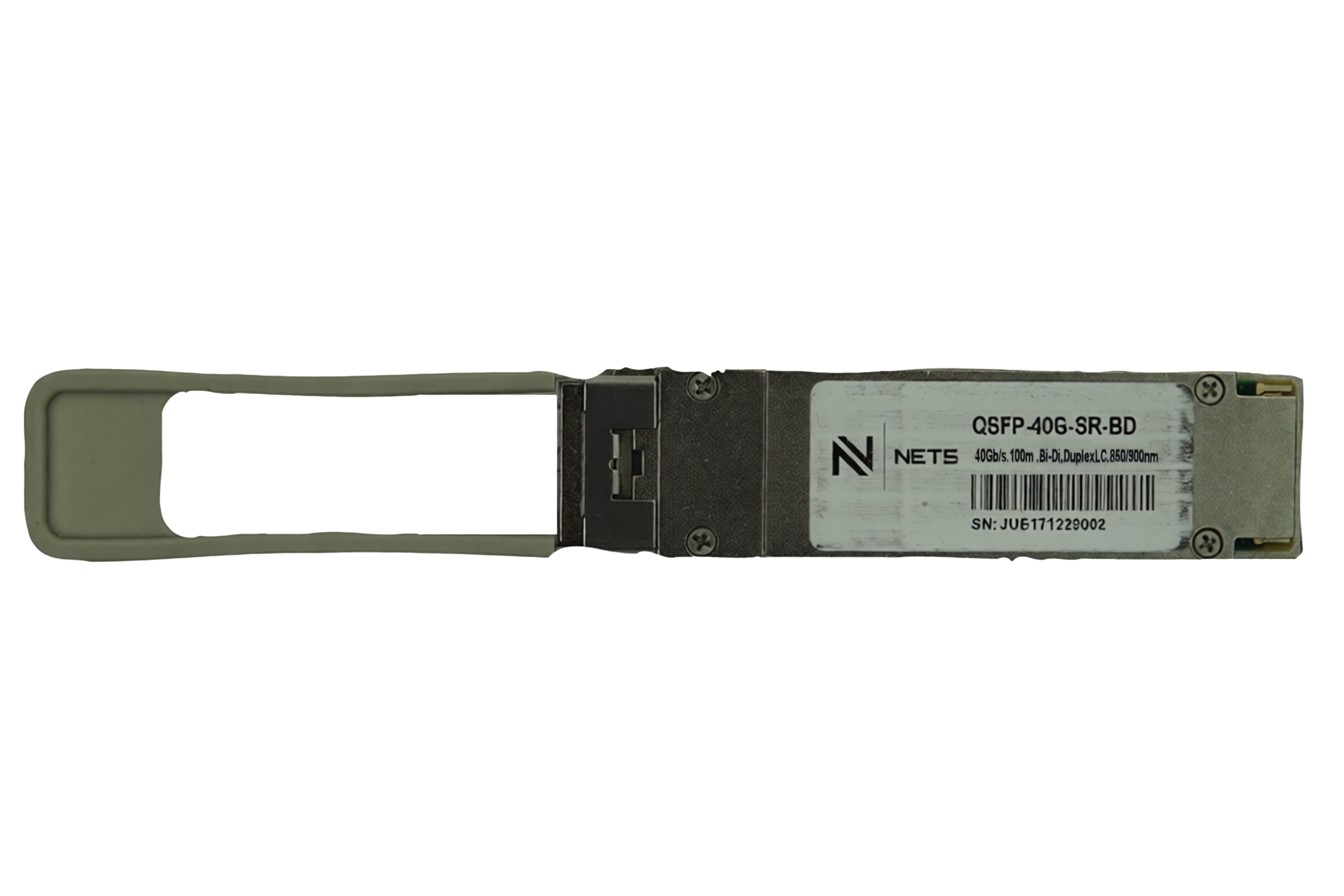 Оптический трансивер NS-QSFP-40G-SR-BD, дальность до 150m, длина волны 850nm, MM, LC
