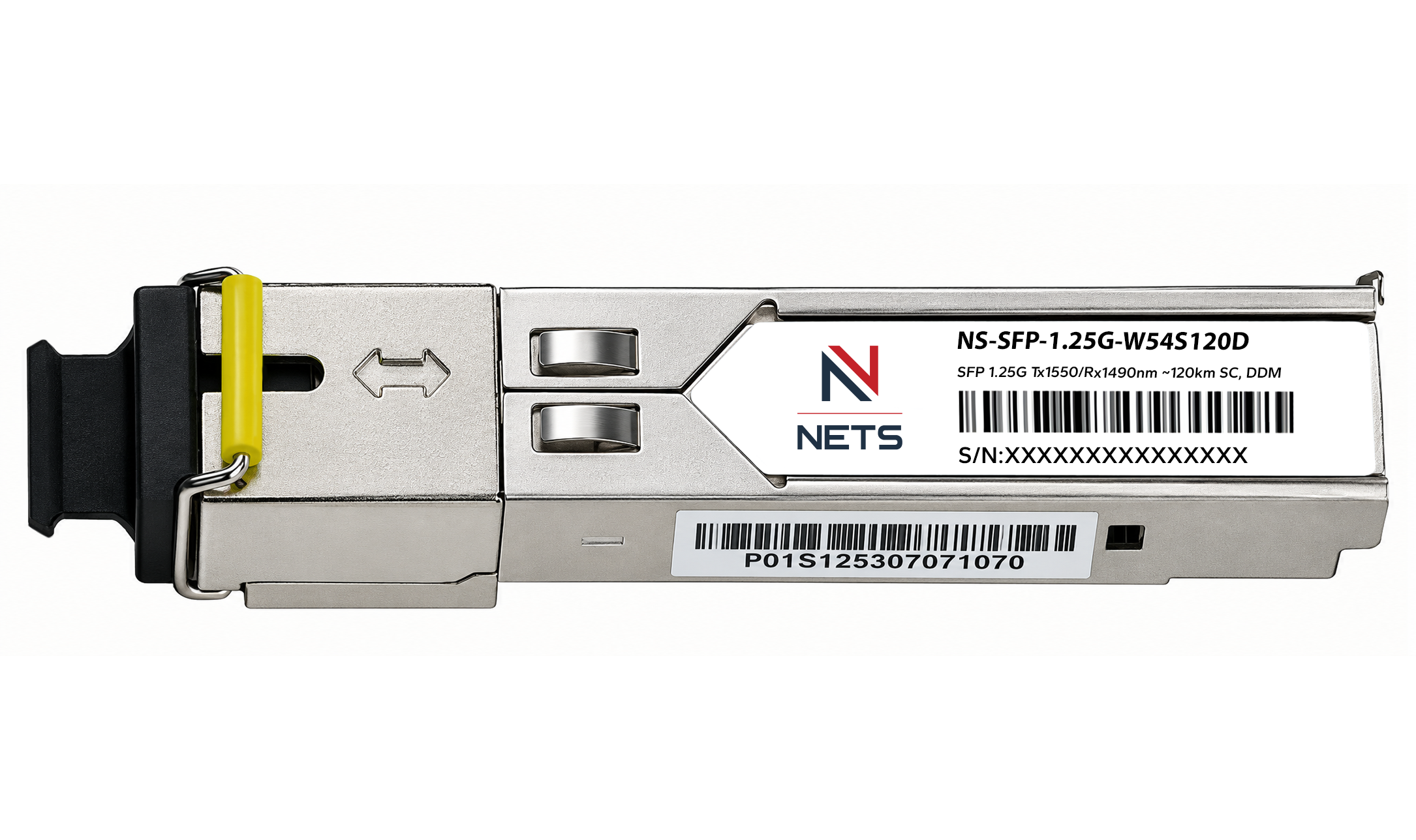 Оптический трансивер NS-SFP-1.25G-W54S120D, 1.25G Tx/Rx: 1550/1490nm 120km SC, DDM