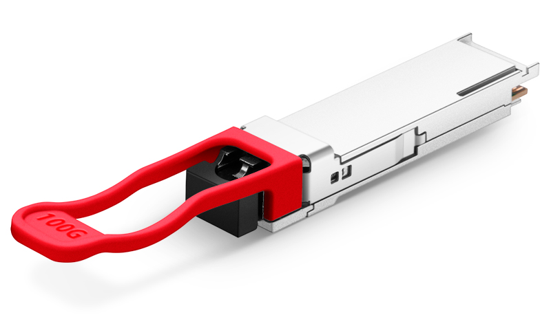 Оптический трансивер NS-QSFP28-100G-W32L10D, 100G Tx/Rx:1330/1270nm 10km, LC, DDM