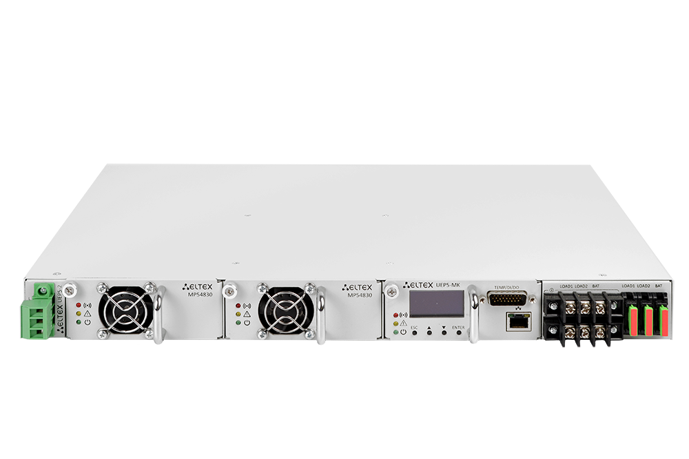 Устройство электропитания UEP5-2, каркас 19" стоечный 1U