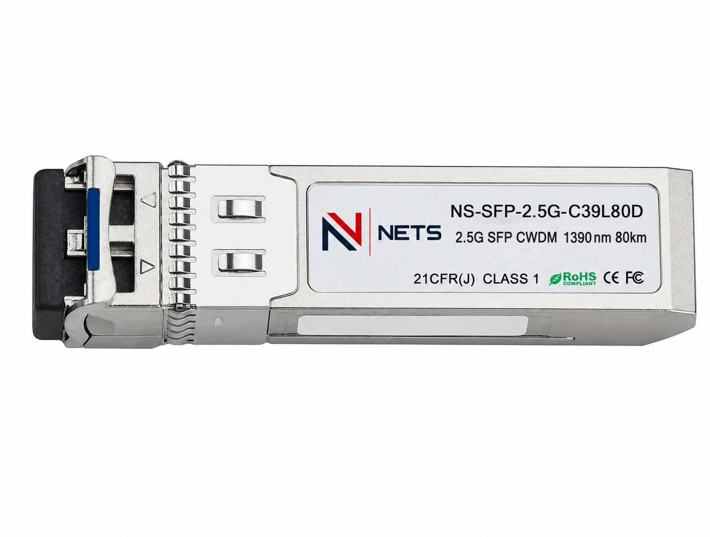 Оптический трансивер NS-SFP 2.5G CWDM, длина волны 1390nm, дальность 80km, LC, DDM