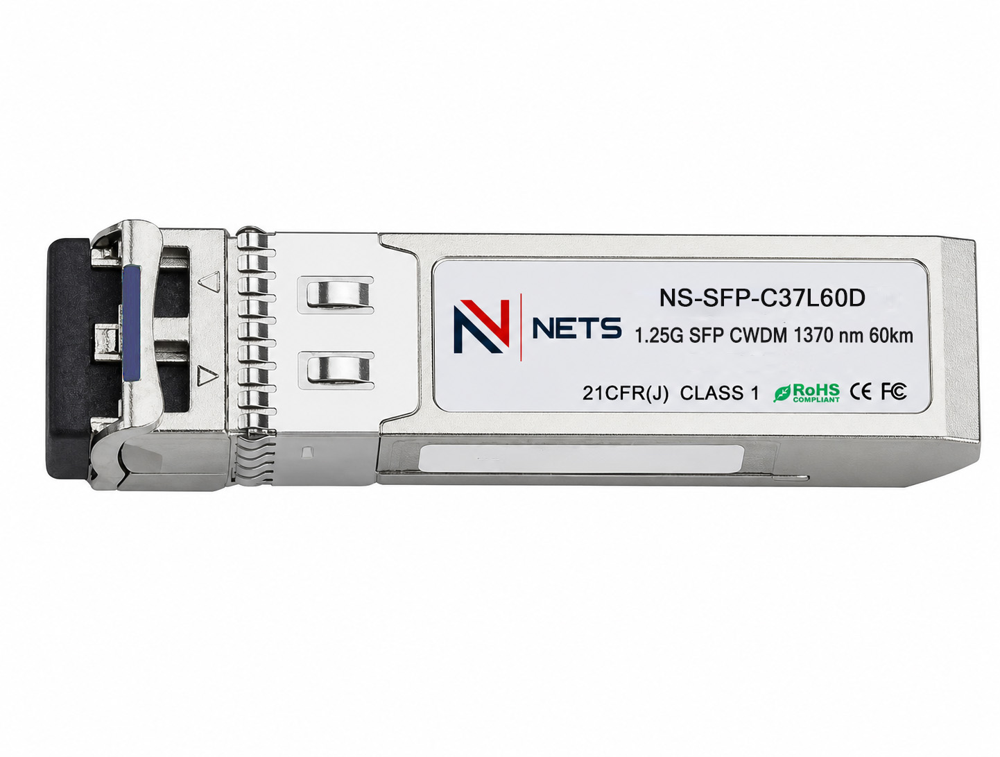 Оптический трансивер NS-SFP 1.25G CWDM, длина волны 1370nm, дальность 60km, LC, DDM