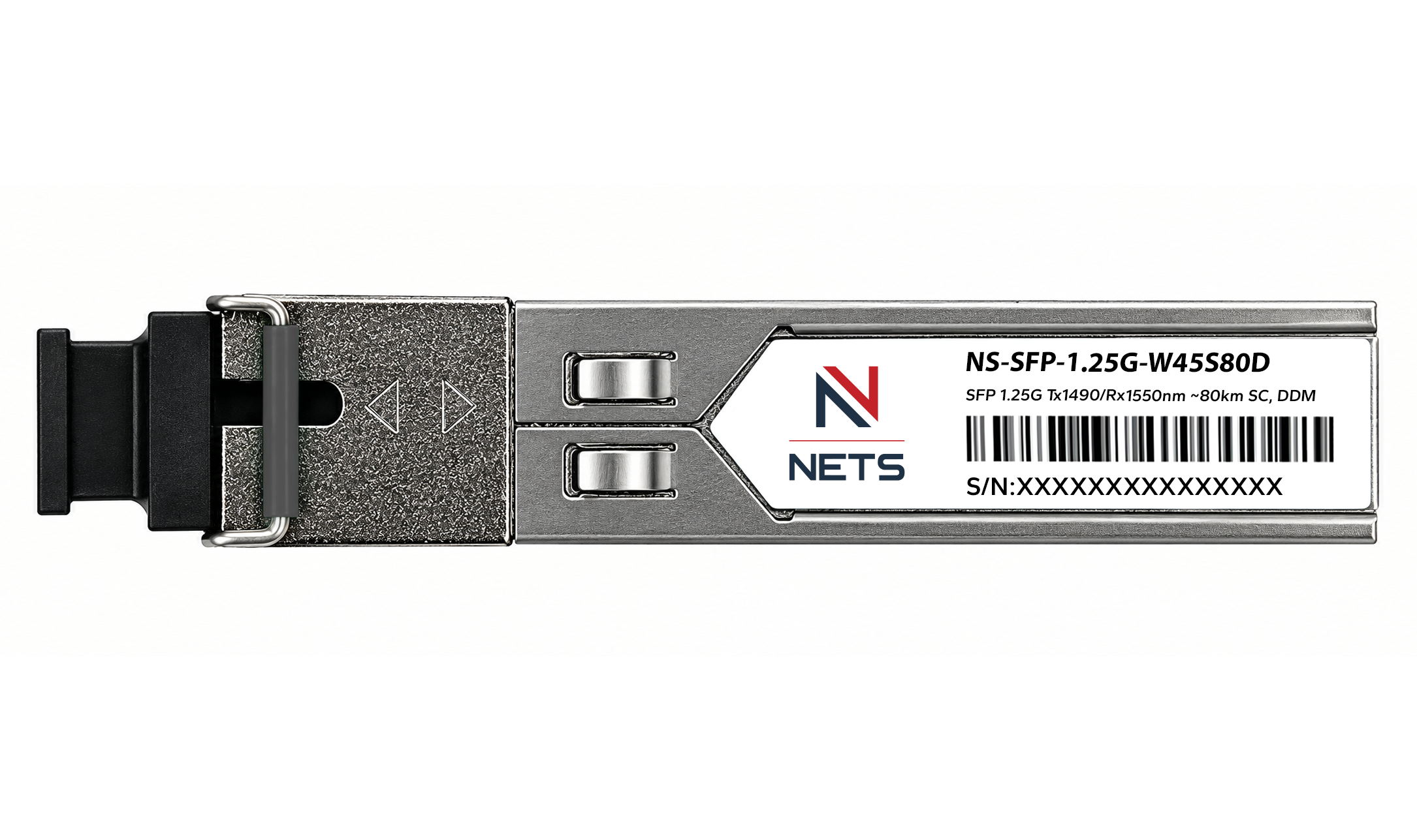 Оптический трансивер NS-SFP-1.25G-W45S80D, 1.25G Tx/Rx: 1490/1550nm 80km SC, DDM