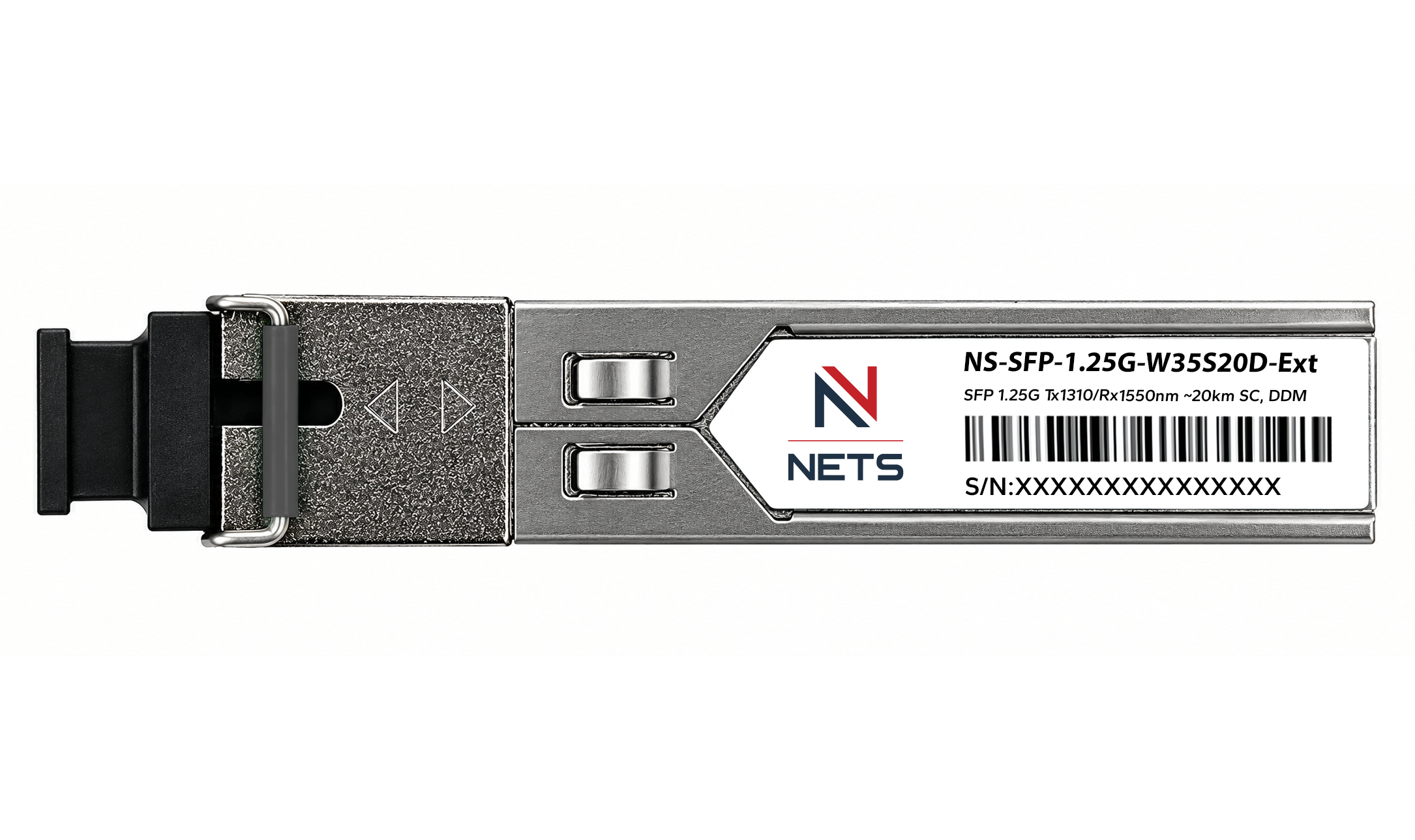 Оптический трансивер NS-SFP-1.25G-W35S20D, 1.25G Tx/Rx: 1310/1550nm 20km SC, DDM (Extended)