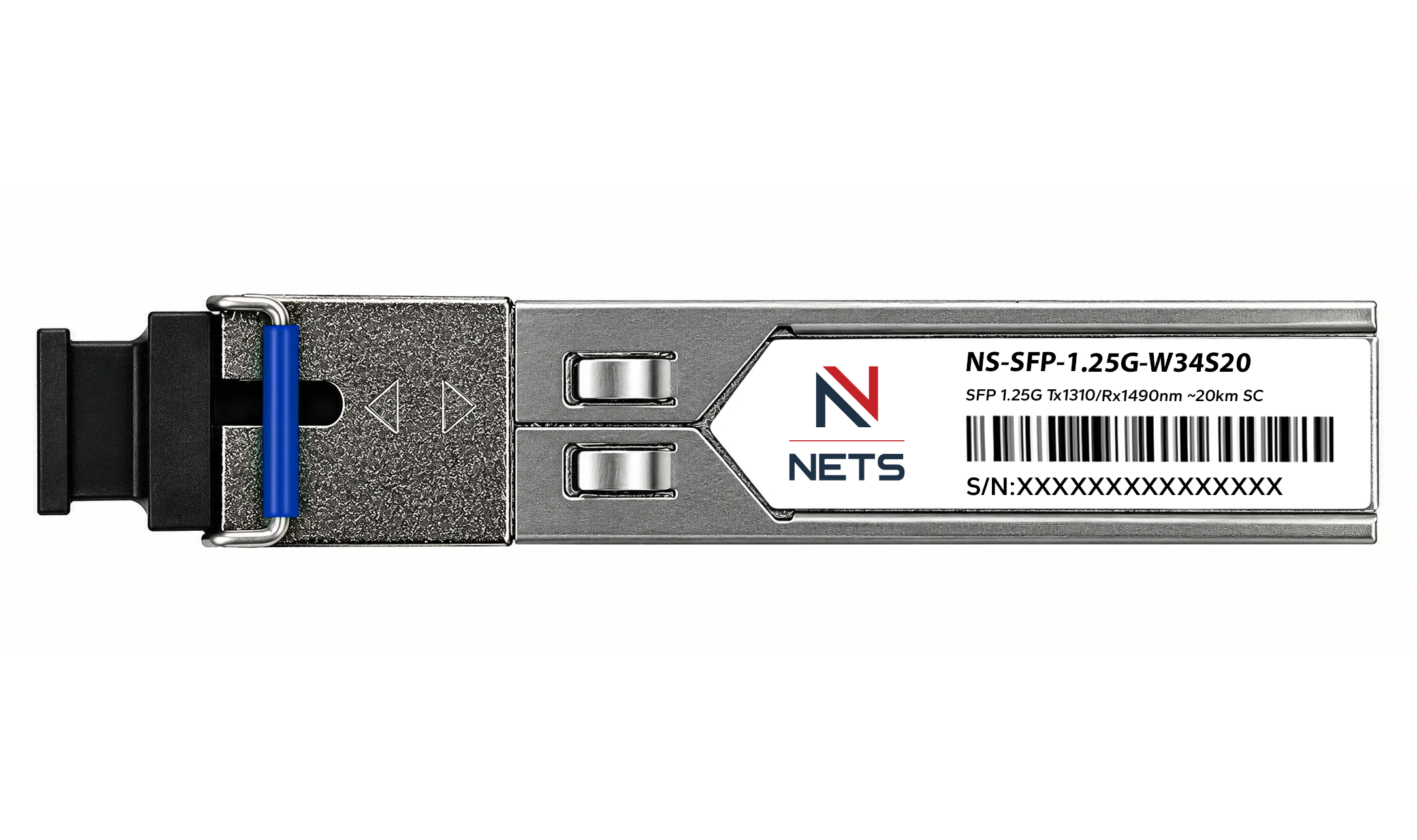 Оптический трансивер NS-SFP-1.25G-W34S20, 1.25G Tx/Rx: 1310/1490nm 20km SC