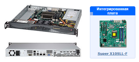 Платформа SuperMicro SYS-5018D-MF 3.5" SATA C222 1G 2P 1x350W