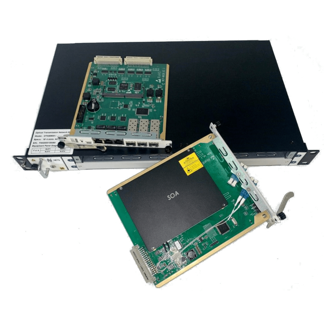 Плата SOA-4 полупроводникового оптического усилителя 1310 нм, 2 канала, gain 18dB, LC