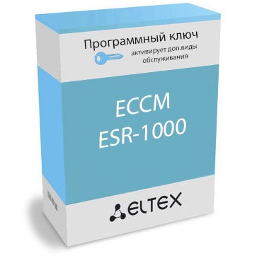 Опция ECCM-ESR-1000 : 1 сетевой элемент ESR-1000