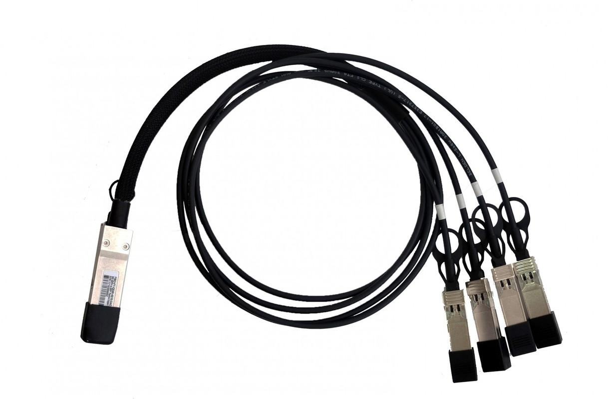 QSFP+ to 4хSFP+ Direct attach passive cable, 1m