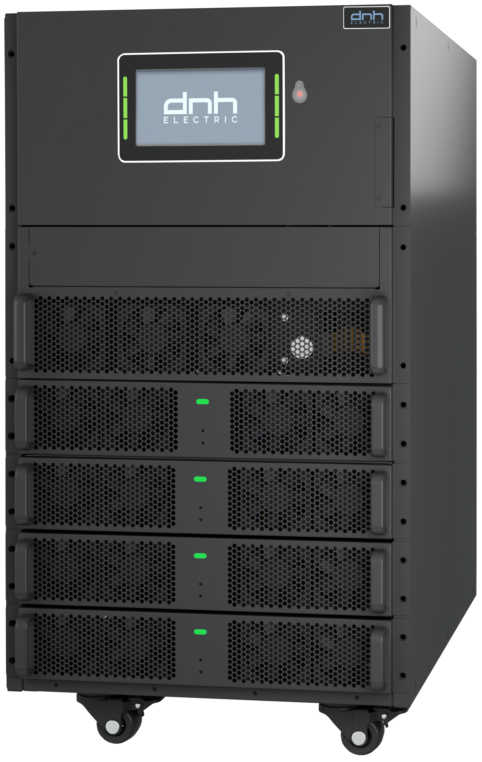 Силовой шкаф модульного ИБП DRM10025, 100 кВА/100 кВт, 3:3ф, Rack Tower, 4 силовых модуля 25 кВА