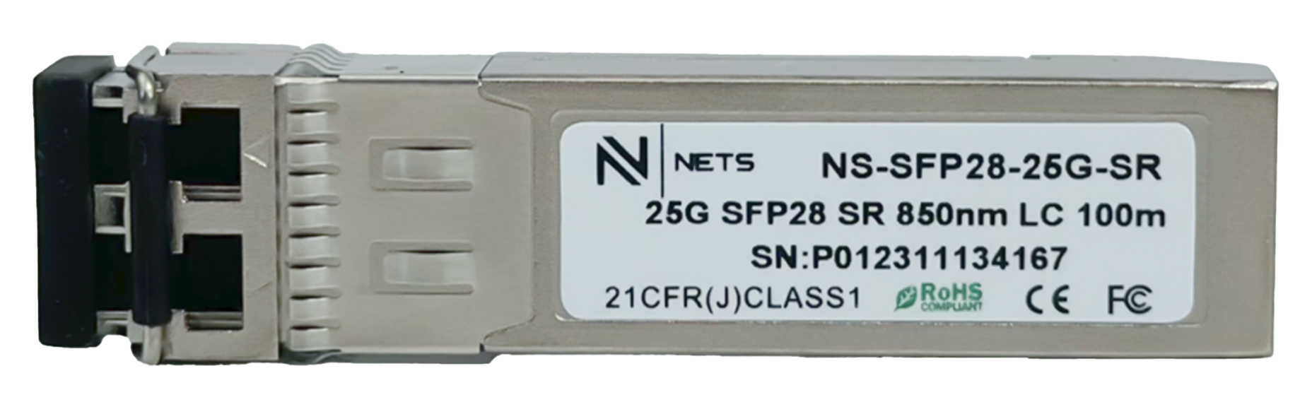 Оптический трансивер NS-SFP28-25G-SR, 25GBASE-SR SFP28 Модуль 850nm 100m DDM 