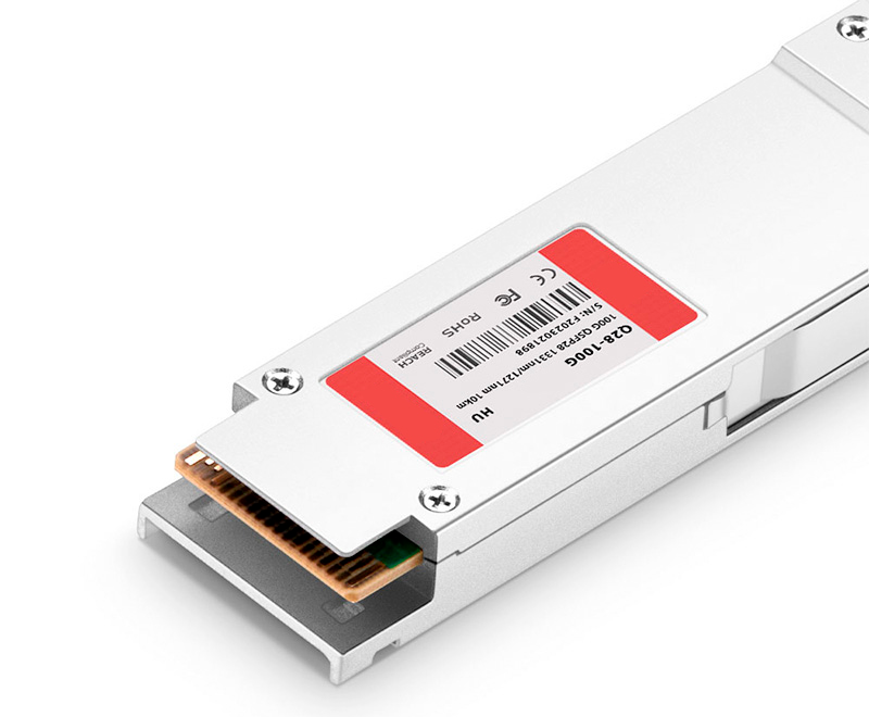 Оптический трансивер NS-QSFP28-100G-W32L10D, 100G Tx/Rx:1330/1270nm 10km, LC, DDM