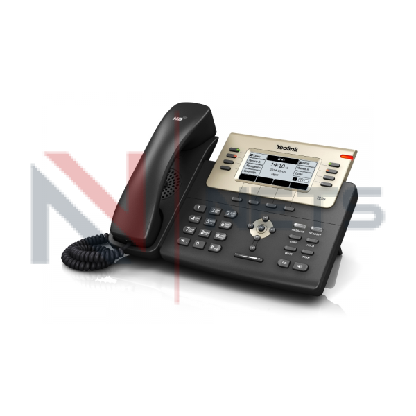 IP-телефон Yealink SIP-T27G, 6 аккаунтов, BLF, PoE, GigE