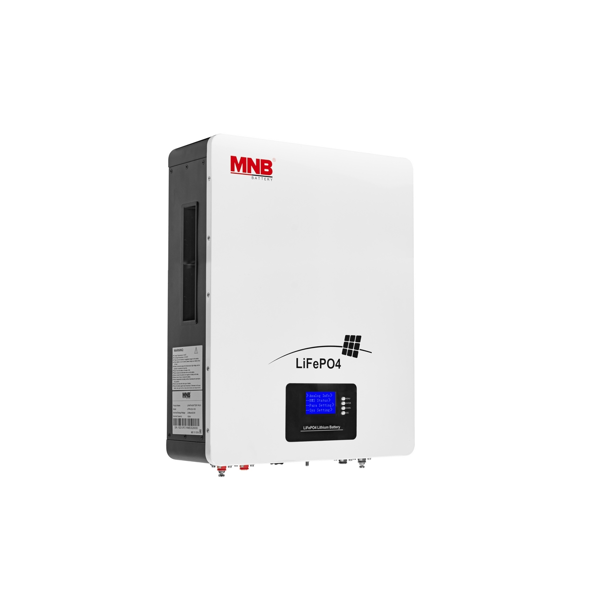 Аккумулятор MNB LFPW-51,2-100, 51.2 В, 100 Ач, LCD, LiFePO4 с BMS