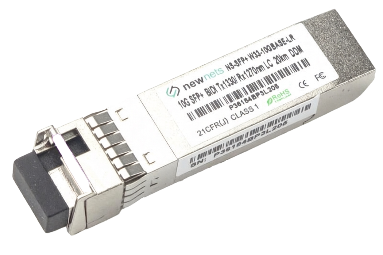 Оптический трансивер NS-SFP+W33-10GBASE LR, 10G Tx/Rx:1330/1270nm 20km, LC, DDM
