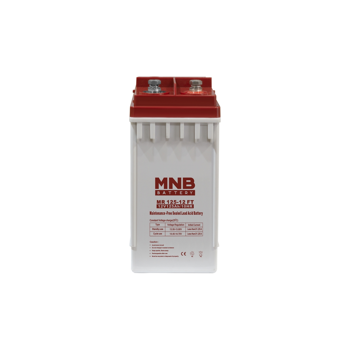 АКБ MNB MR125-12FT, 12В, А/ч, клеммы B5(M6)