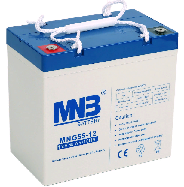 АКБ MNB MNG55-12, 12В, 50А/ч, клеммы B4(M6), гелевый