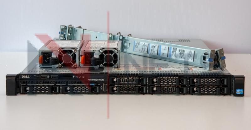 Сервер Dell PowerEdge R620 (2xE5-2680v2/256GBDDR3/RAID/iDRAC7/4x1Gb/2x(495Wили750W))