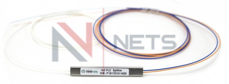 Сплиттер бескорпусный PLC 1/2, длина 1-1.5m, буфер 0.9mm - (Неоконцованный)