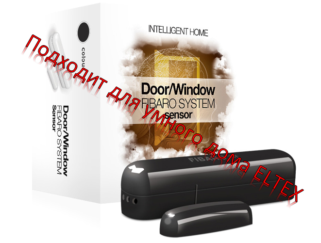 Датчик открытия двери/окна FIBARO Door/Window Sensor 2 черный