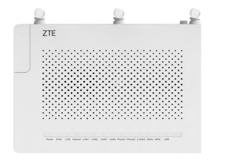 Маршрутизатор GPON ZTE ZXHN F670, RJ11*1 , 4*10/100/1000 LAN, Wi-Fi, USB