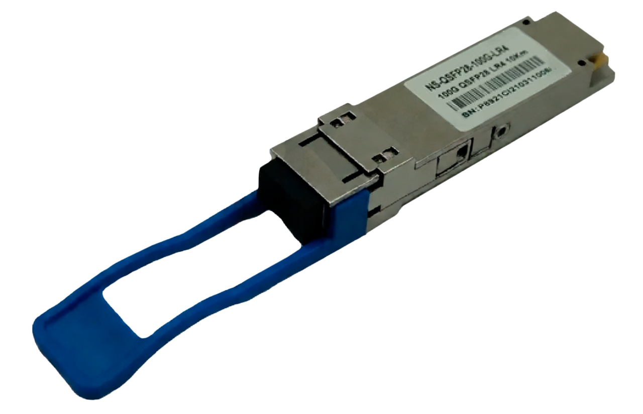 Оптический трансивер NS-QSFP28-100G-LR4 дальность до 10km, LC