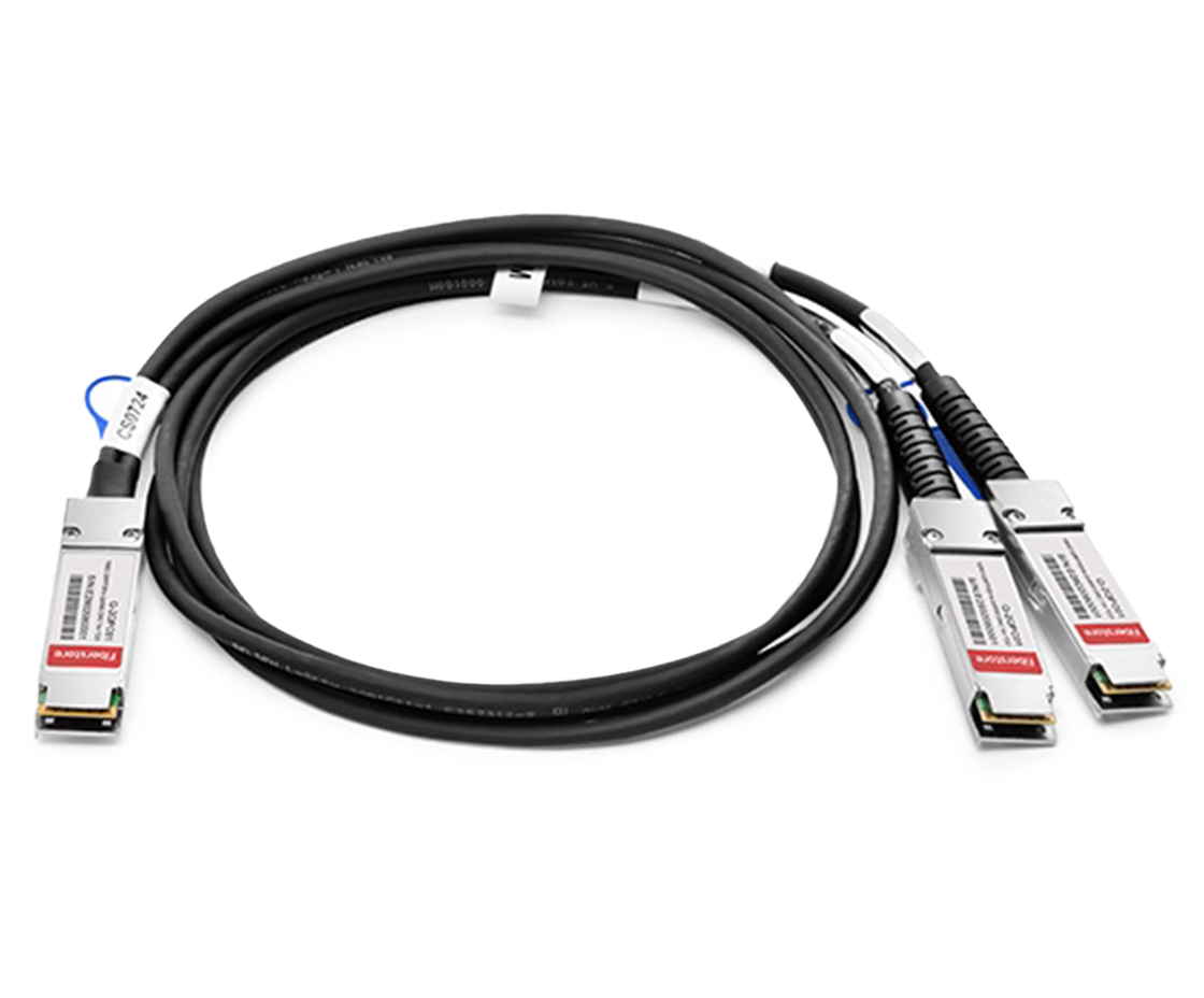 Оптический трансивер NS-QSFP28-100G-2хQSFP28-50G-DAC-A2, соединительный шнур DAC 2m