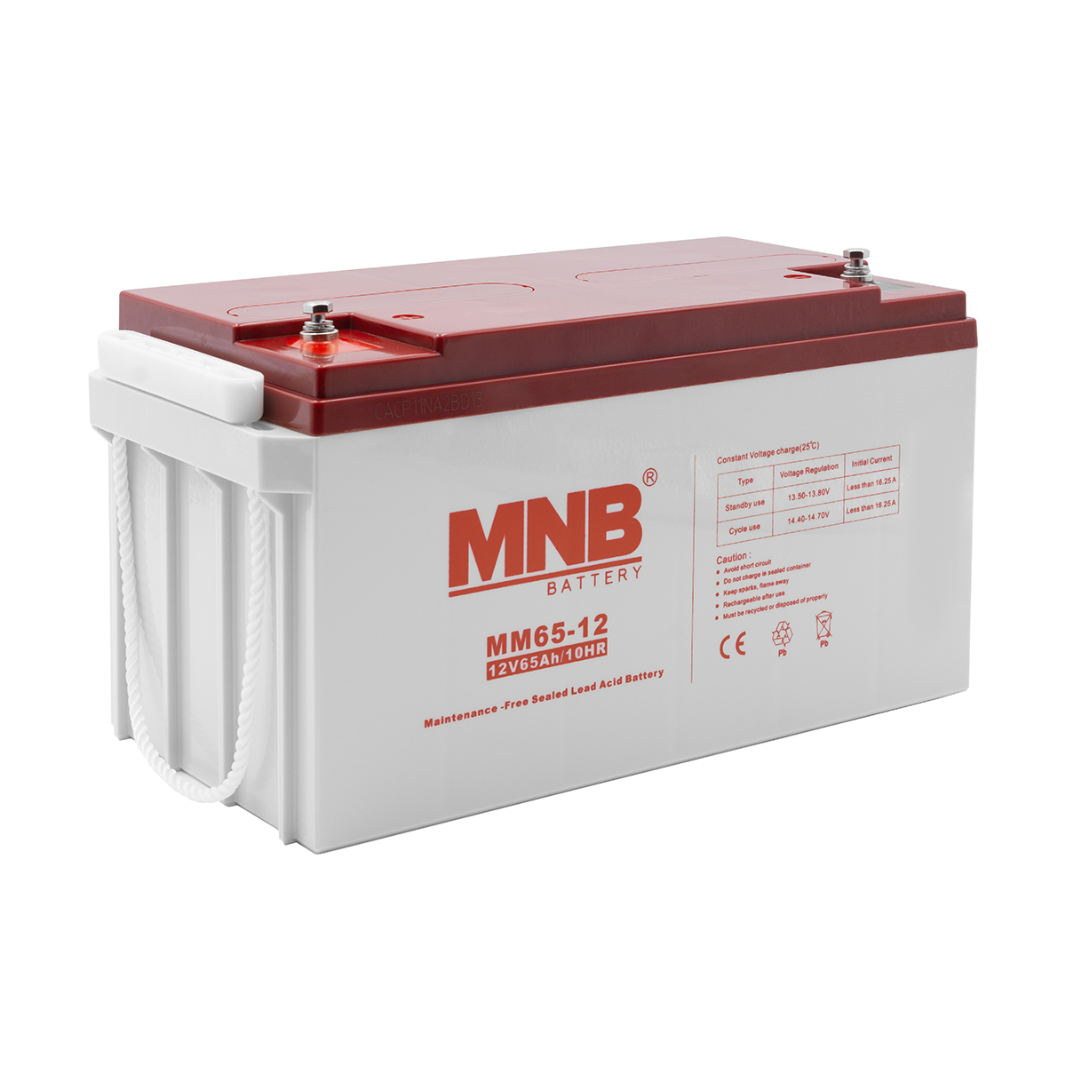 АКБ MNB MM65-12, 12В, 65А/ч, клеммы B5(M6)