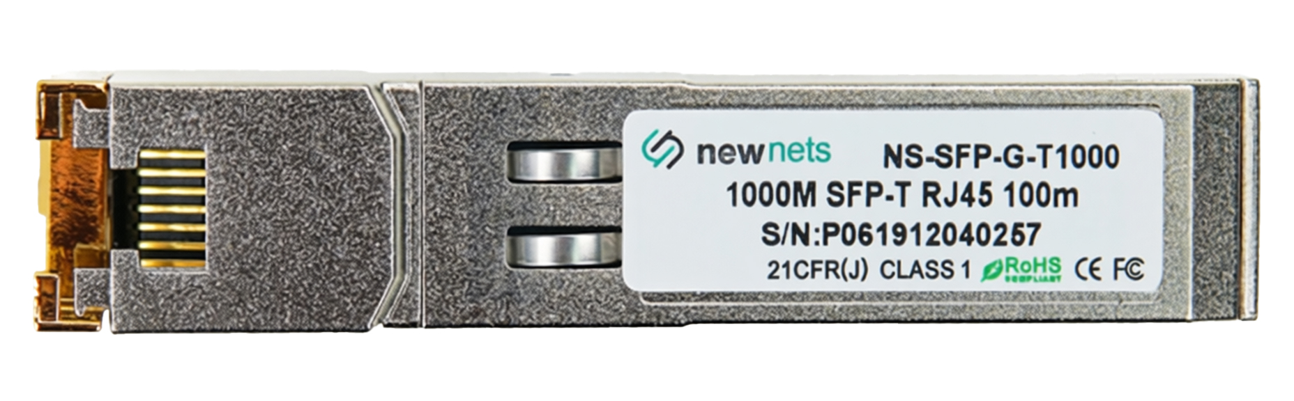 Медный трансивер NS-SFP-G-T1000-INT Base-T, RJ-45, 1000M, 100m 