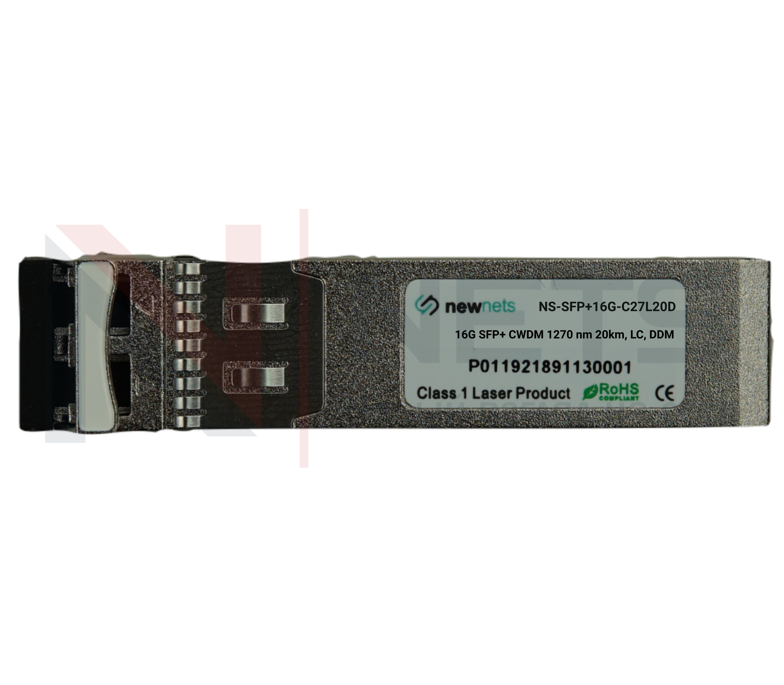 Оптический трансивер NS-SFP+ 16G CWDM, длина волны 1270nm, дальность 20km, LC, DDM