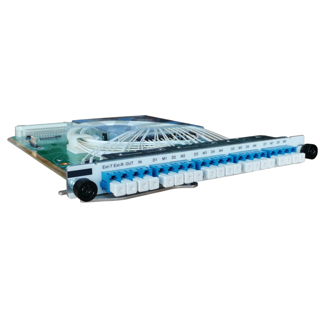 Карта B2DA 2 волоконный Mux Demux DWDM 2 канала, встроенный Red\Blue фильтр