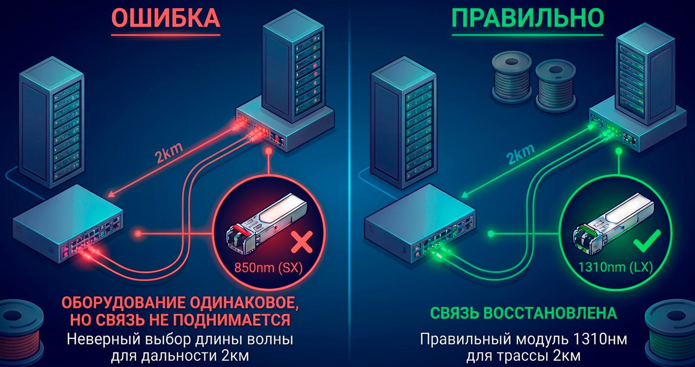 Новая статья в Базе знаний | Оптические диапазоны в современных "ВОЛС"