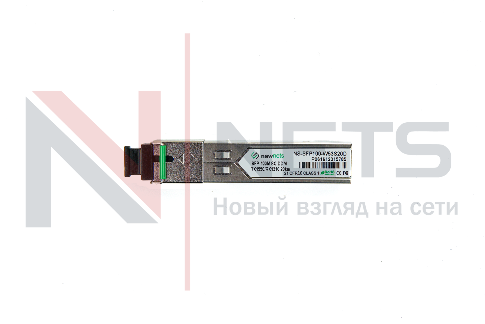 Оптический трансивер NS-SFP-100MB-W53S20D, Tx/Rx: 1550/1310nm 20km SC DDM