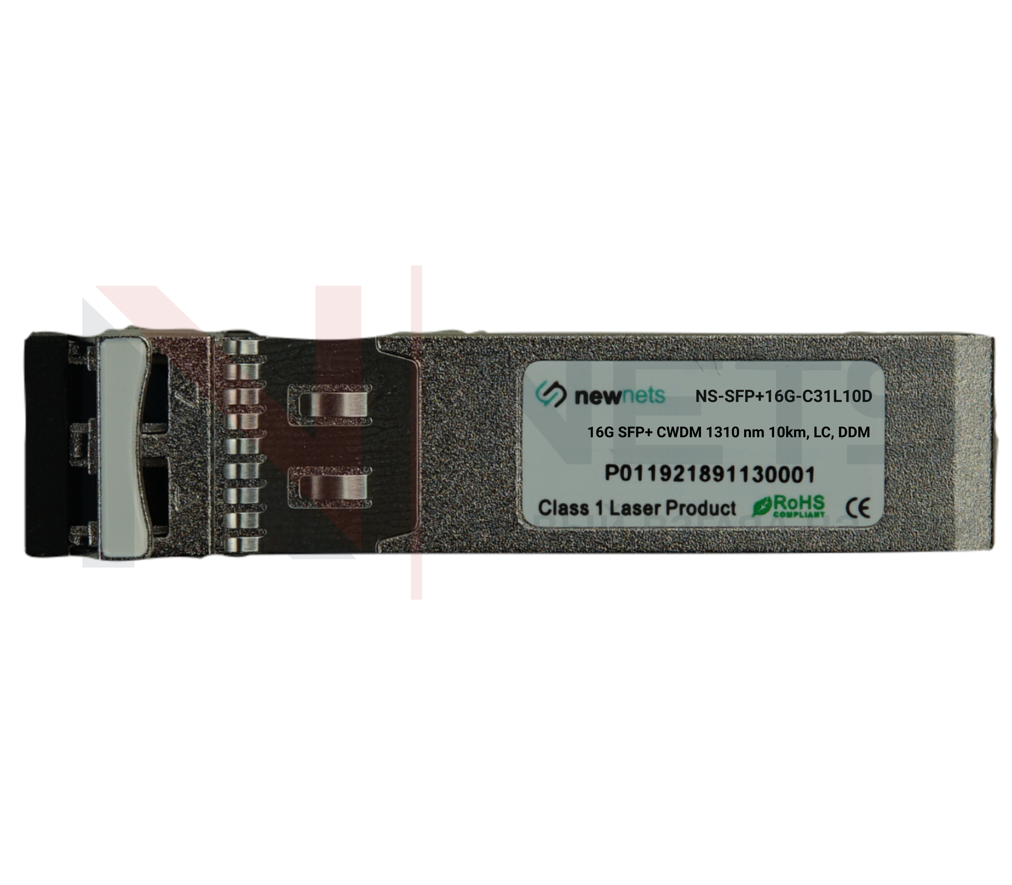 Оптический трансивер NS-SFP+ 16G CWDM, длина волны 1310nm, дальность 10km, LC, DDM