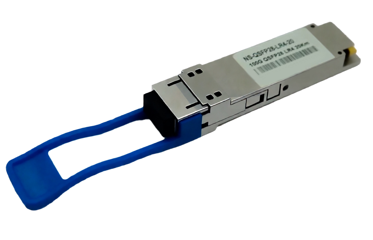 Оптический трансивер NS-QSFP28-100G-LR4-20km  дальность до 20km, LC