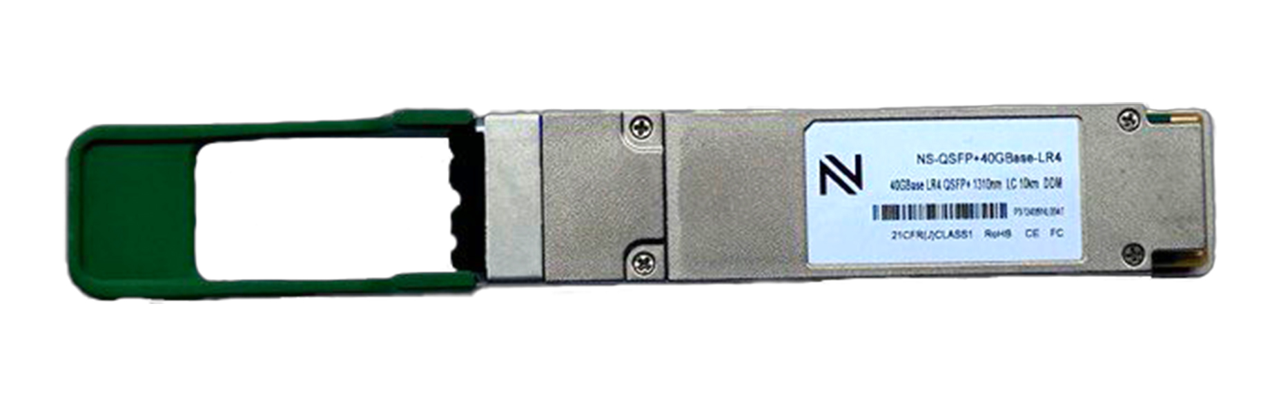 Оптический трансивер NS-QSFP+40GBase-LR4 дальность до 10km, LC