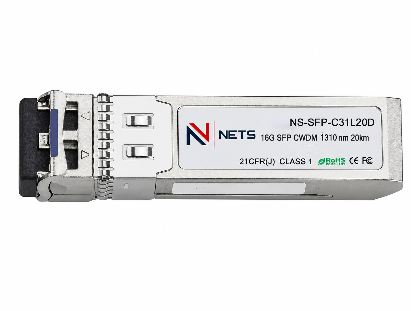 Оптический трансивер NS-SFP+ 16G CWDM, длина волны 1310nm, дальность 20km, LC, DDM