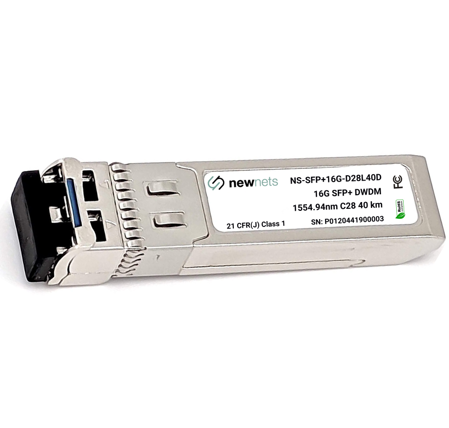 Оптический трансивер NS-SFP+ 16G DWDM, 28 канал, длина волны 1554.94nm, дальность 40km, LC, DDM