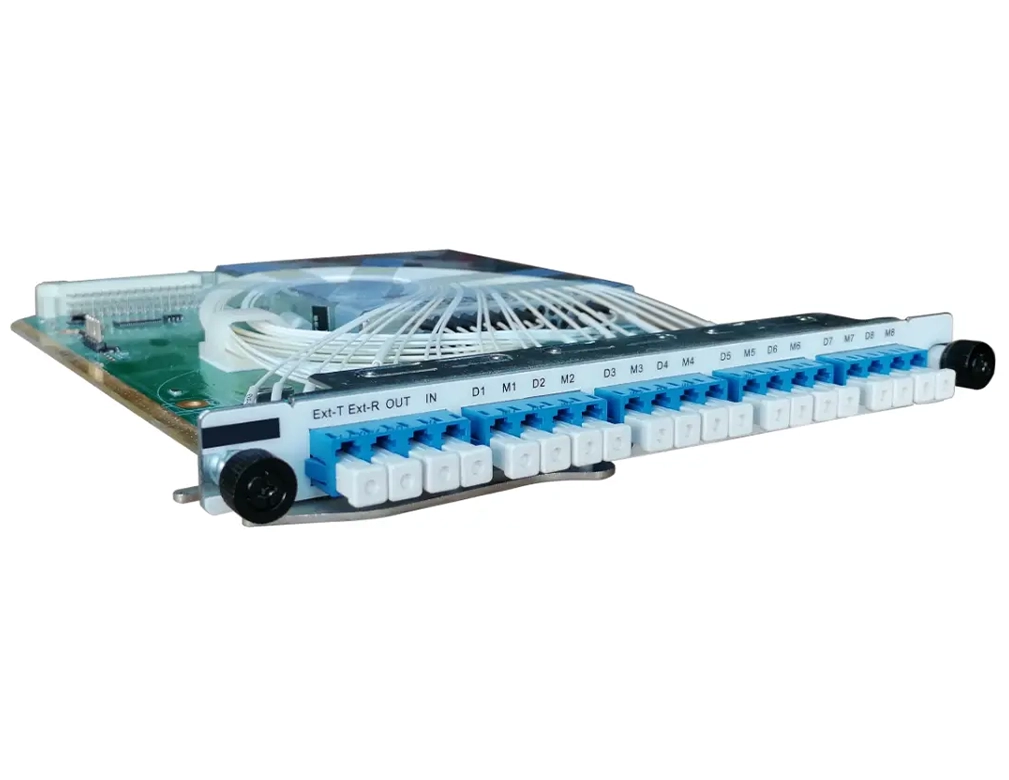 Карта B2DA 2 волоконный Mux Demux DWDM 2 канала, встроенный Red\Blue фильтр