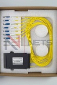 Оптический мультиплексор CWDM 1x18 длины волн 1270-1610nm, (LC/UPC), COM (SC/UPC), ABS Box