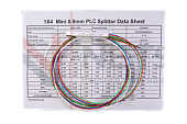 Сплиттер бескорпусный PLC 1/4, длина 1-1.5m, буфер 0.9mm - SC/APC