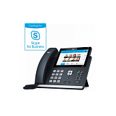 Телефоны для Skype Yealink SIP-T48S, Skype for Business, цветной сенсорный экран, PoE, GigE, без БП