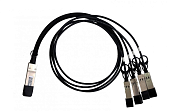 QSFP+ to 4хSFP+ Direct attach passive cable, 1m