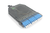 Кассета MPO-12 to LC - blue, Universal Polarity, 12 Fibers Single Mode MPO Cassette Type A 
