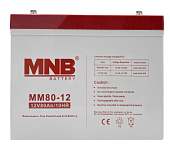 АКБ MNB MM80-12, 12В, 75А/ч, клеммы B5(M6)