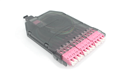 Кассета MPO-12 to LC - purple, Universal Polarity, 12 Fibers OM4 Multimode MPO Cassette Type A 