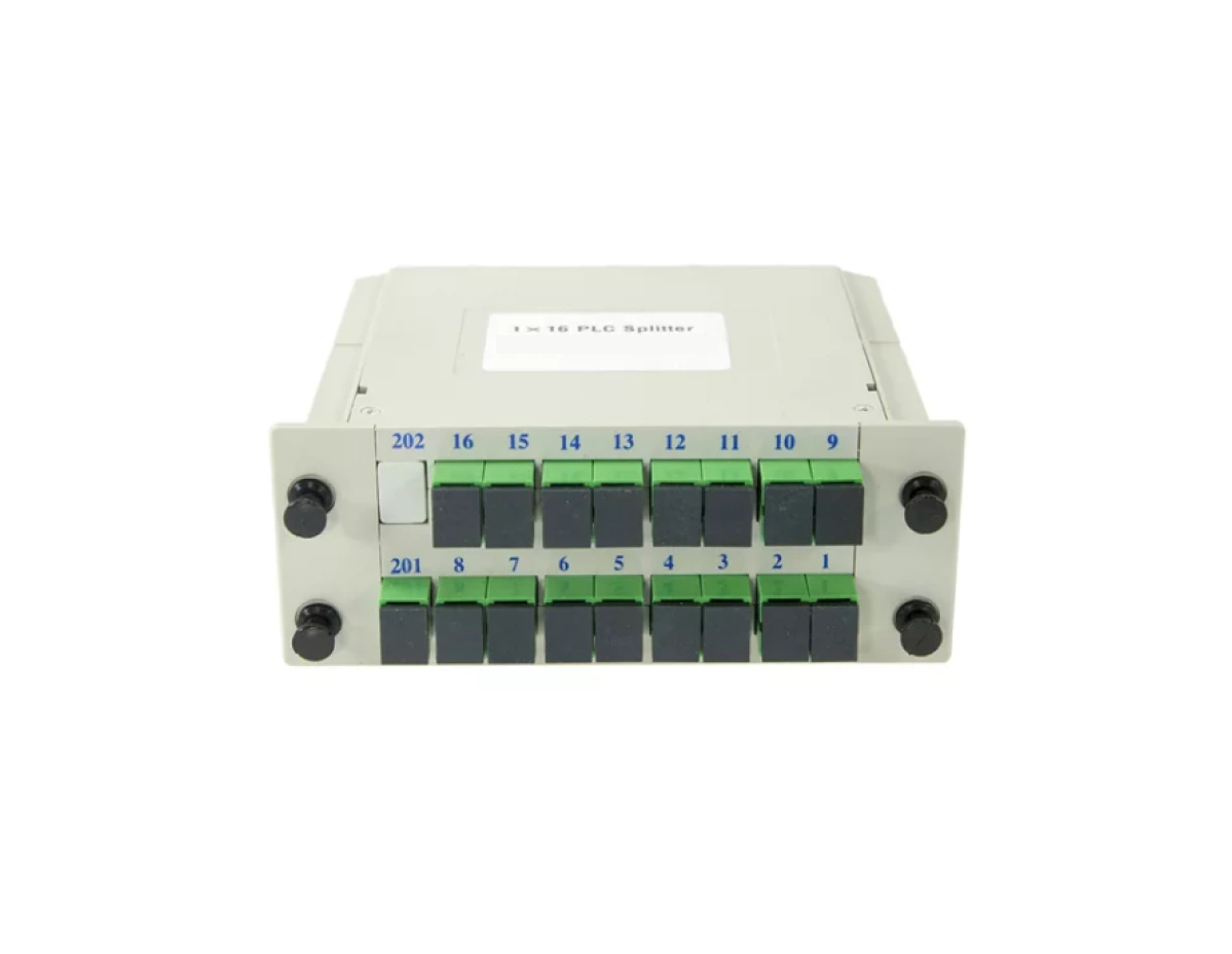 Сплиттер оптический PLC 1/16, SC/APC, в LGX формате